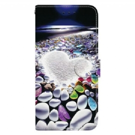 Peněženková Pouzdra Samsung Galaxy S26 Bílé Srdce