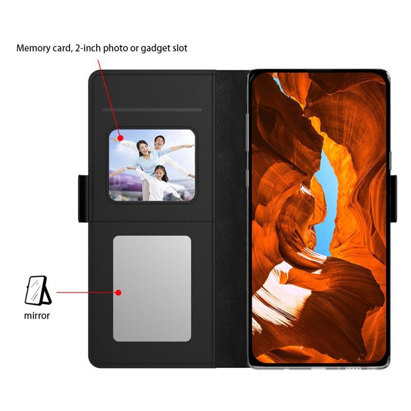 Peněženková Pouzdra Samsung Galaxy S26 Kryty Na Mobil Odnímatelný Držák Na Karty A Zrcátko