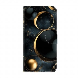 Peněženková Pouzdra Samsung Galaxy S26 Kryty Na Mobil Zlaté Prsteny