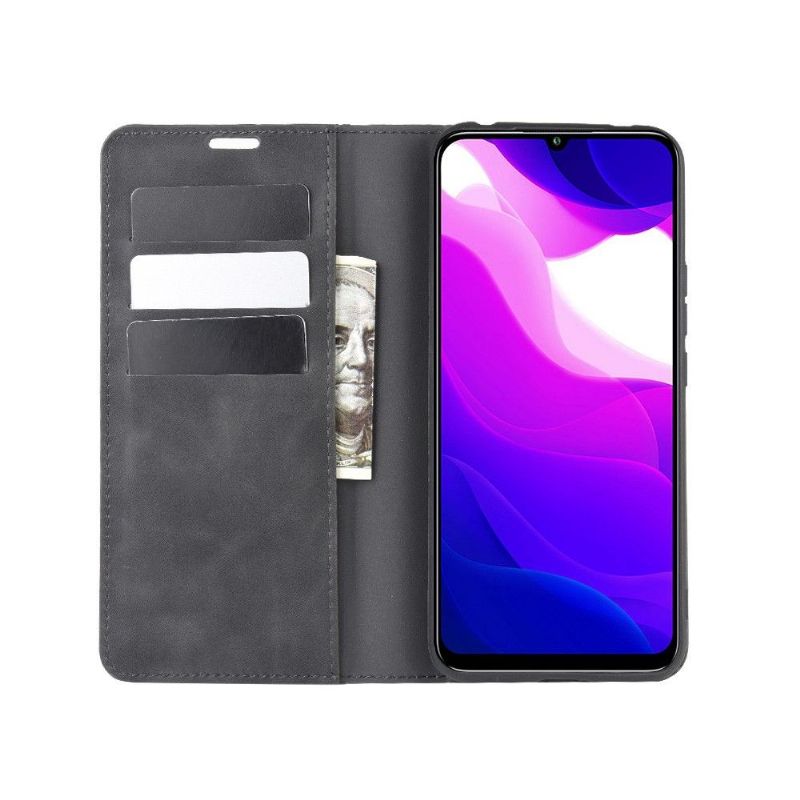 Flipové Pouzdro Na Xiaomi Mi 10 Lite Obchodní Retro
