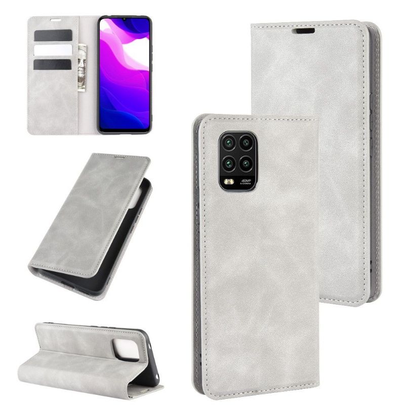 Flipové Pouzdro Na Xiaomi Mi 10 Lite Obchodní Retro