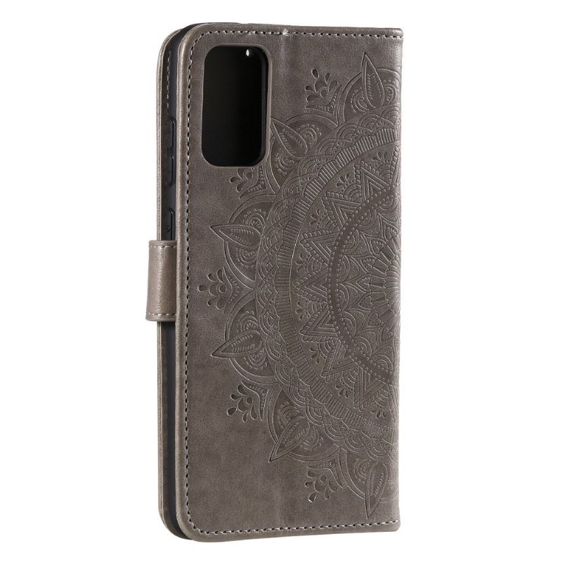 Flipové Pouzdro Na Xiaomi Mi 10 Lite Reliéfní Mandala