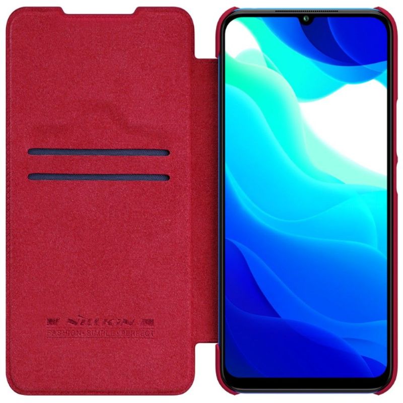 Flipové Pouzdro Na Xiaomi Mi 10 Lite Umělá Kůže Nillkin Qin
