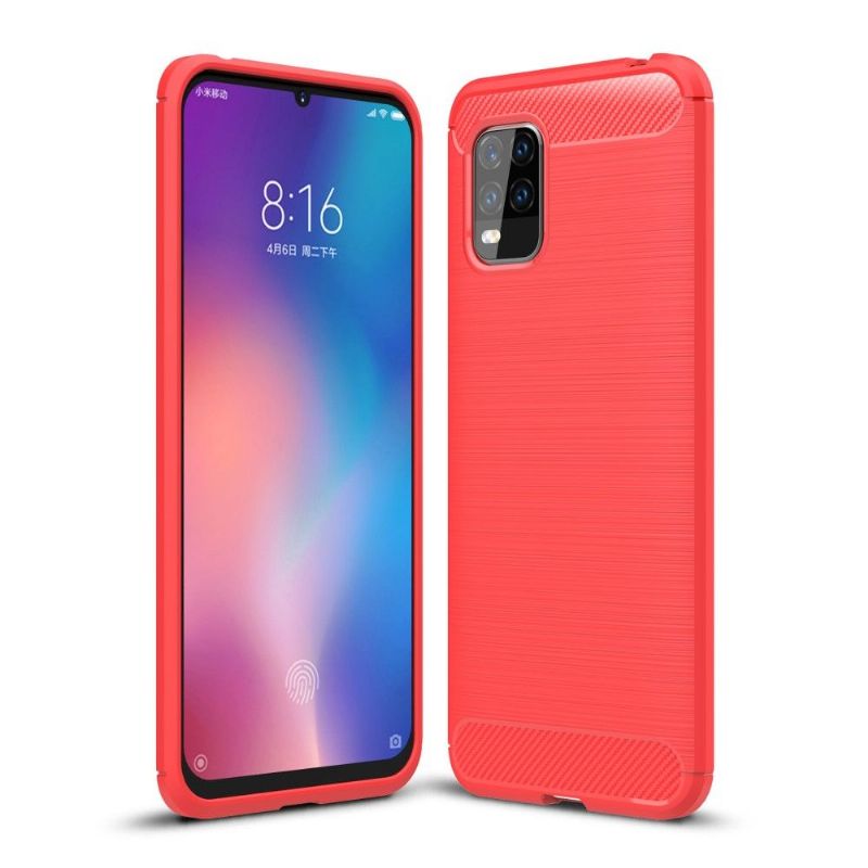 Kryty Na Mobil Na Xiaomi Mi 10 Lite Kartáčovaný Efekt