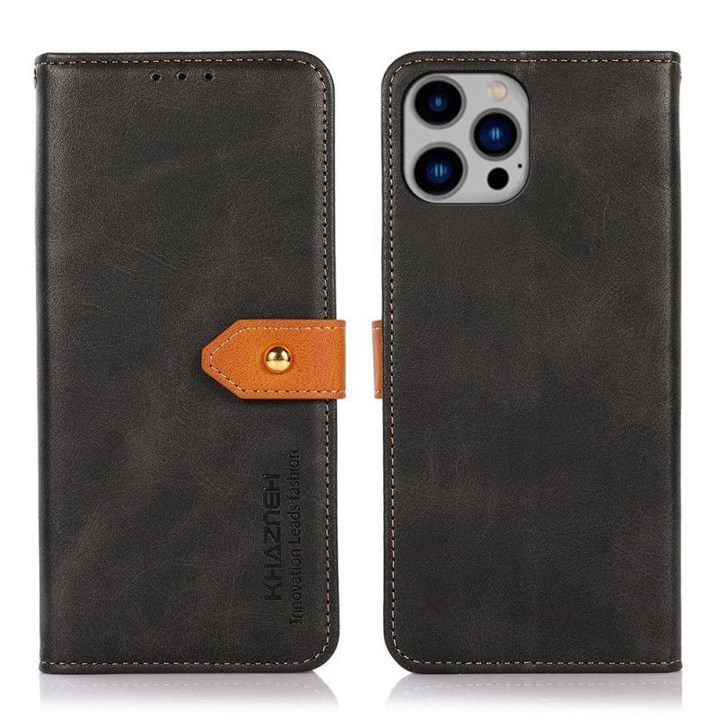 Flipové Pouzdro Na iPhone 14 Plus S Popruhem Khazneh