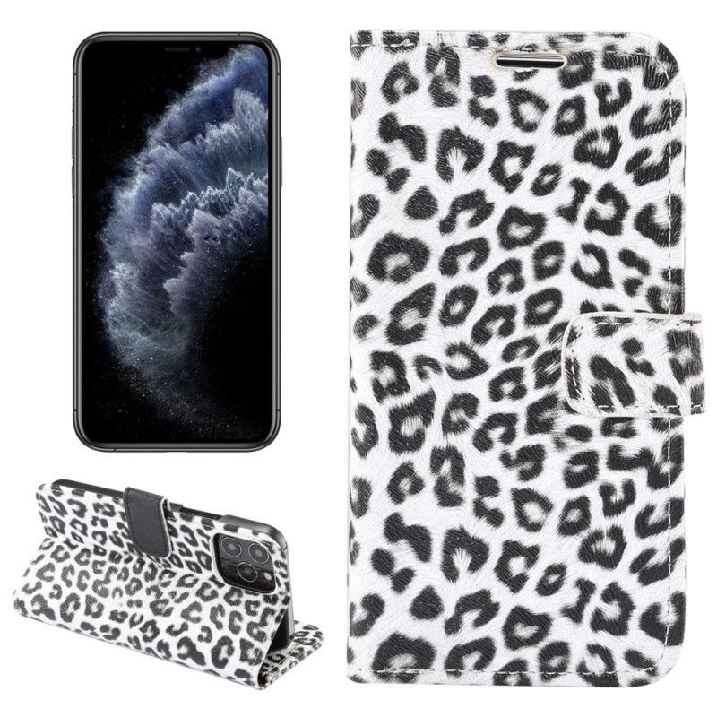 Flipové Pouzdro Na iPhone 14 Plus Styl Leopardí Kůže