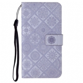 Flipové Pouzdro Na iPhone 14 Plus Tapiserie Vzor