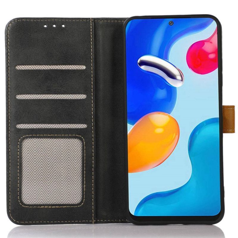 Kožené Pouzdro Na iPhone 14 Plus Popruhy