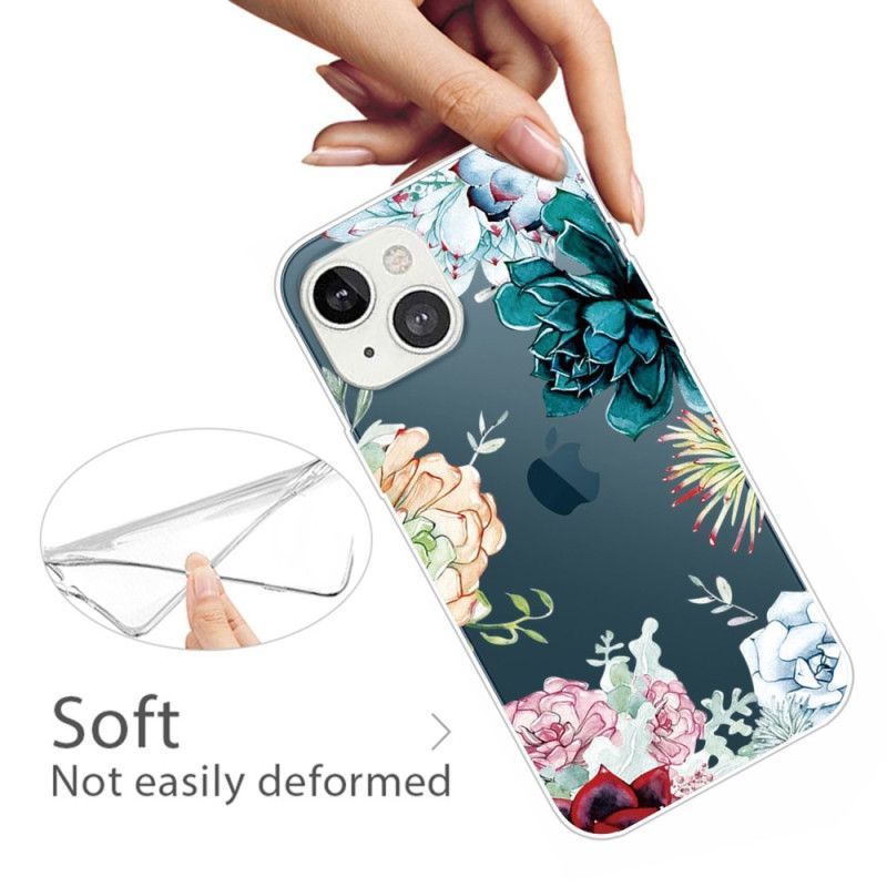 Kryt Na iPhone 14 Plus Akvarel Květiny
