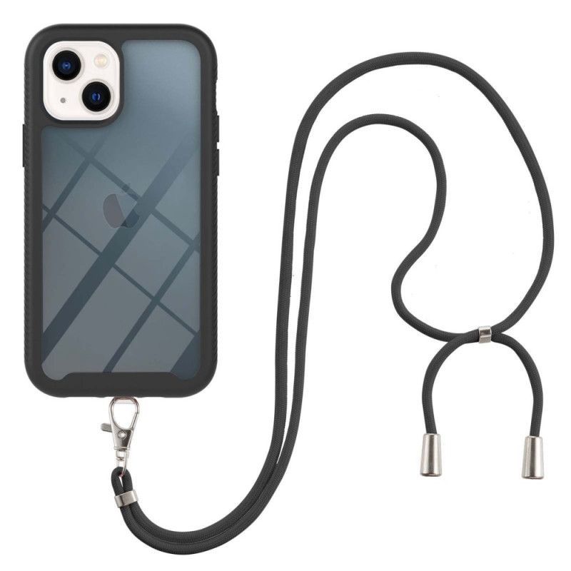 Kryt Na iPhone 14 Plus Na Lana Průhledná Šňůrka
