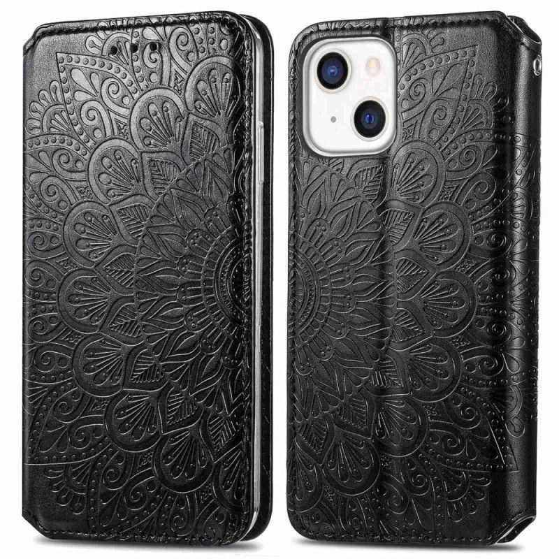 Kryty Na Mobil Na iPhone 14 Plus Flipové Pouzdro Mandala