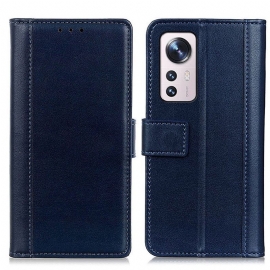 Flipové Pouzdro Na Xiaomi 12 / 12X Barevné Provedení Kožený Efekt