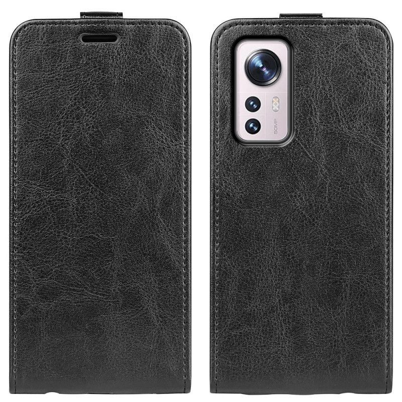 Flipové Pouzdro Na Xiaomi 12 / 12X Kožené Pouzdro Efekt Vertikální Klapky Kůže