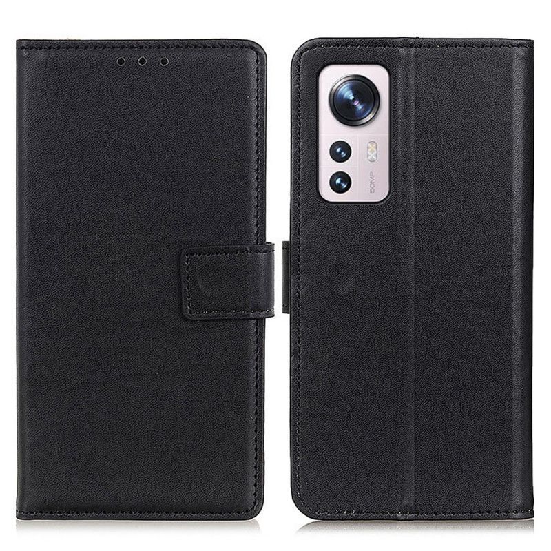 Flipové Pouzdro Na Xiaomi 12 / 12X Obyčejná Umělá Kůže