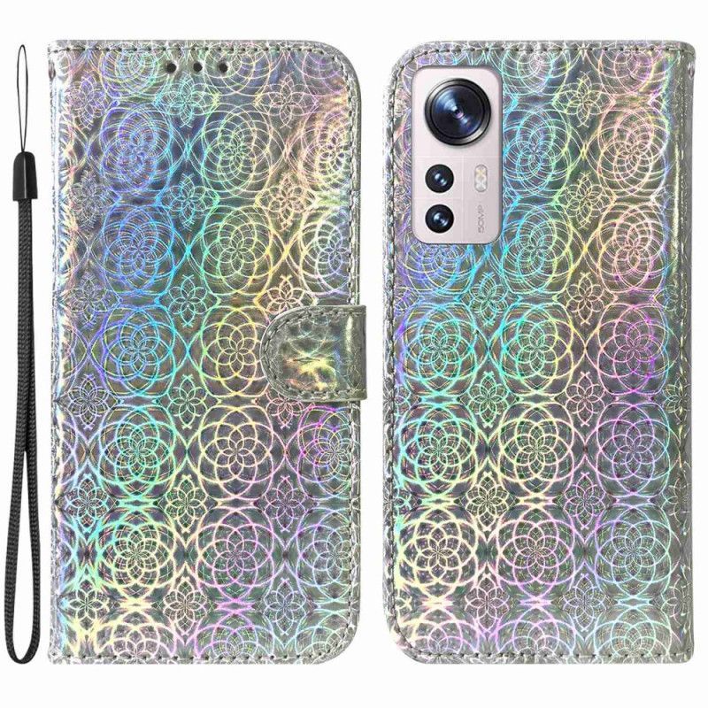 Kožené Pouzdro Na Xiaomi 12 / 12X Diskotékový Styl