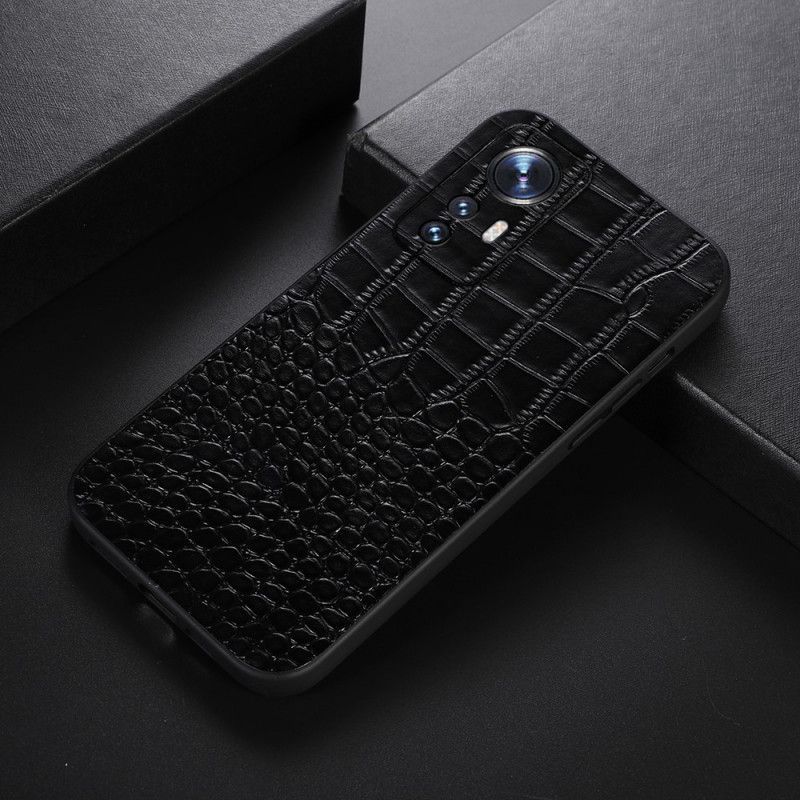 Kryt Na Xiaomi 12 / 12X Pravá Krokodýlí Textura Kůže