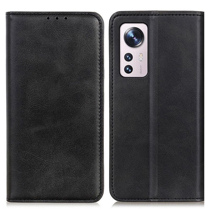 Kryty Na Mobil Na Xiaomi 12 / 12X Flipové Pouzdro Elegance Štípaná Kůže