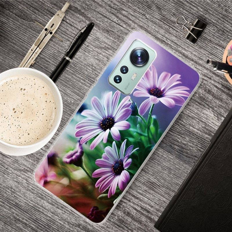 Kryty Na Mobil Na Xiaomi 12 / 12X Realistické Květiny