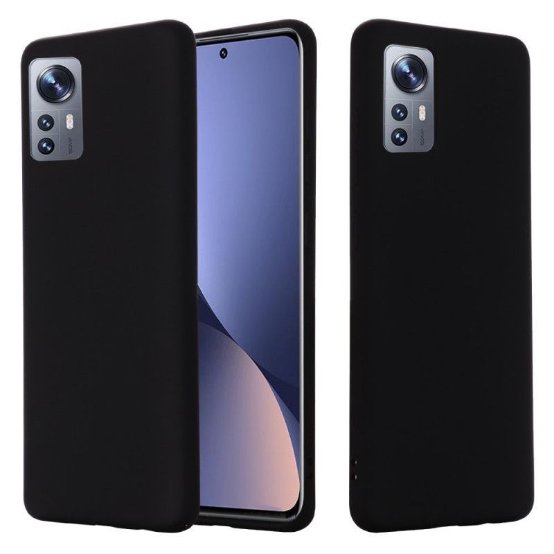 Kryty Na Mobil Na Xiaomi 12 / 12X Tekutý Silikon S Lanyardem