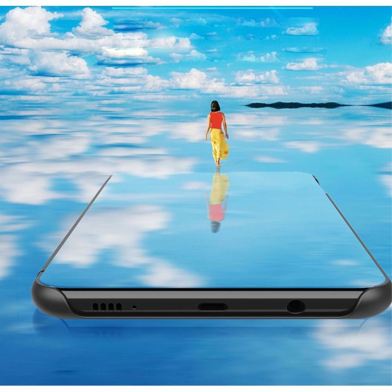 Kryt Na Huawei Y7 2019 Flipové Pouzdro Zrcadlový Efekt
