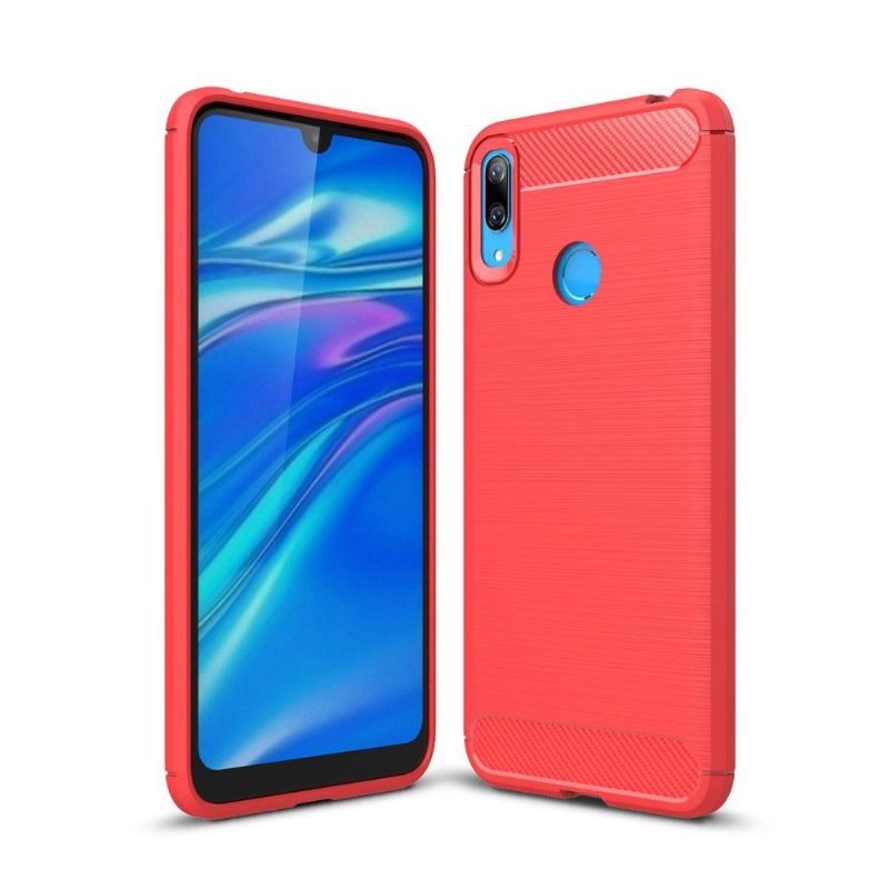 Kryt Na Huawei Y7 2019 Uhlíkový Kartáčovaný Gel