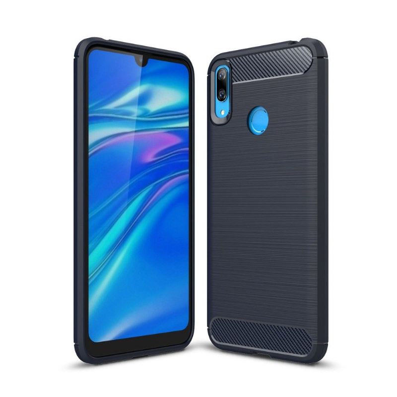 Kryt Na Huawei Y7 2019 Uhlíkový Kartáčovaný Gel