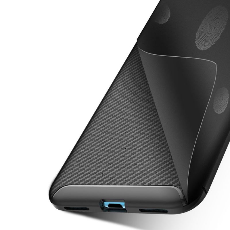 Kryty Na Mobil Na Huawei Y7 2019 Elegantní Černý Karbon
