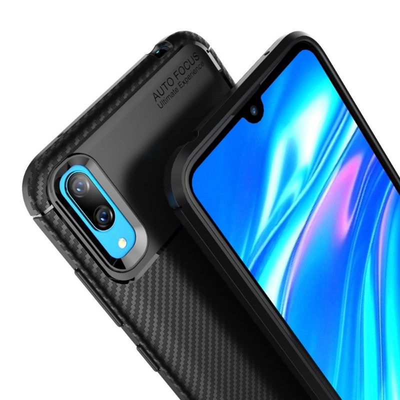 Kryty Na Mobil Na Huawei Y7 2019 Elegantní Černý Karbon