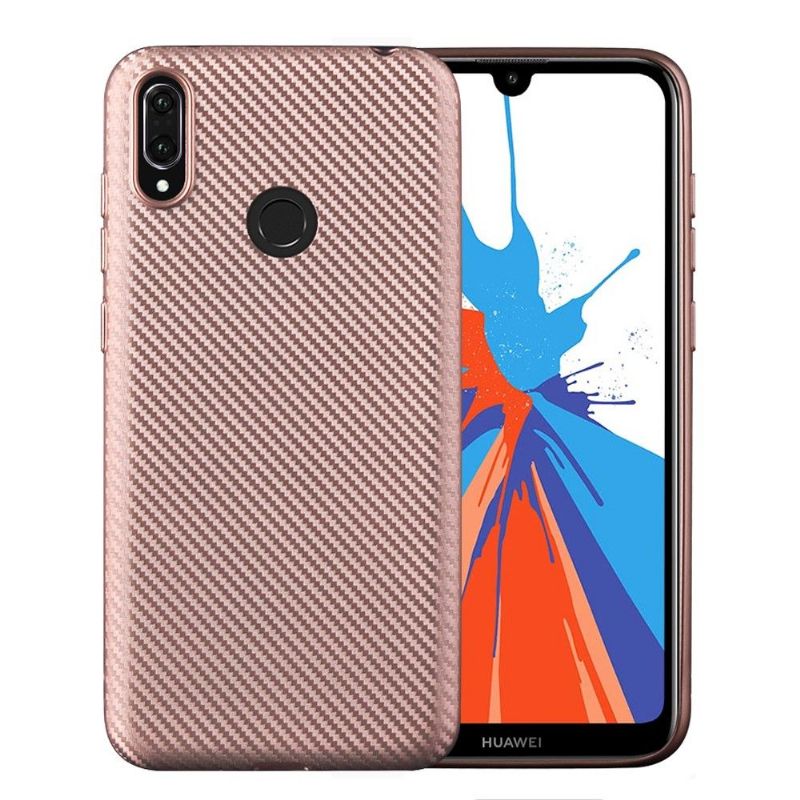 Kryty Na Mobil Na Huawei Y7 2019 Povlak Z Uhlíkových Vláken