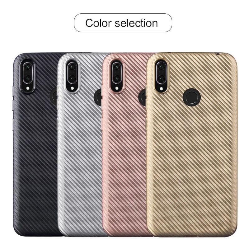Kryty Na Mobil Na Huawei Y7 2019 Povlak Z Uhlíkových Vláken