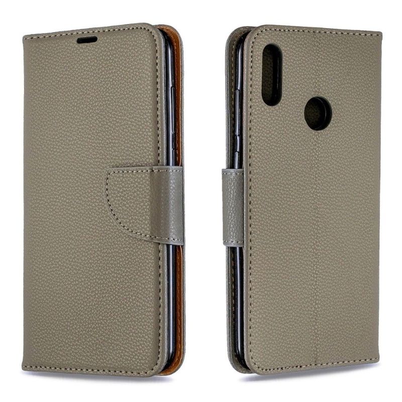 Pouzdra Na Huawei Y7 2019 Flipové Pouzdro Folio S Efektem Zrnité Kůže
