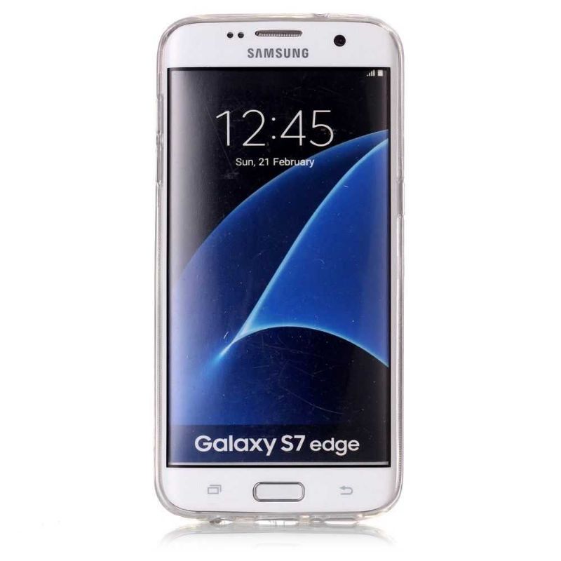 Kryty Na Mobil Na Samsung Galaxy S7 Edge Mramor - Černá