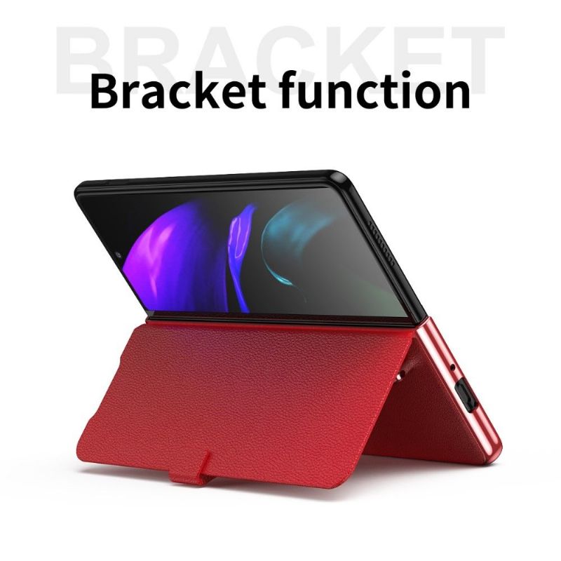 Flipové Pouzdro Na Samsung Galaxy Z Fold 3 5G Obchodní Fialová