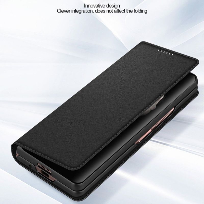 Kryt Flipové Pouzdro Na Samsung Galaxy Z Fold 3 5G Kůže