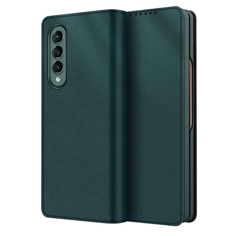 Kryt Flipové Pouzdro Na Samsung Galaxy Z Fold 3 5G Kůže