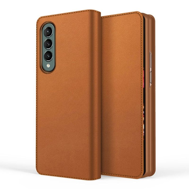 Kryt Flipové Pouzdro Na Samsung Galaxy Z Fold 3 5G Kůže