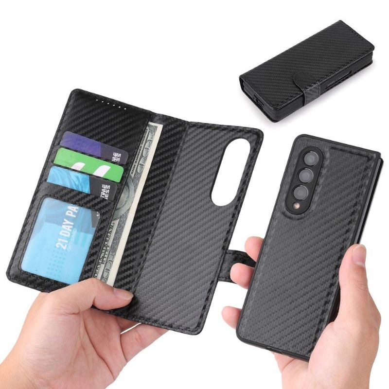 Kryt Flipové Pouzdro Na Samsung Galaxy Z Fold 3 5G Odnímatelné Skořepinové Švy