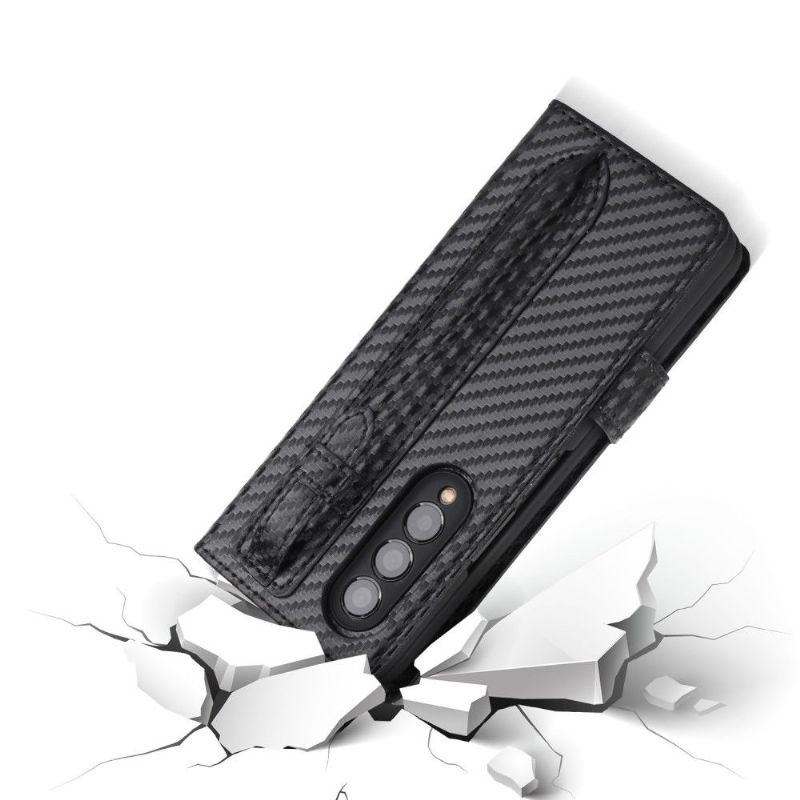 Kryt Flipové Pouzdro Na Samsung Galaxy Z Fold 3 5G Odnímatelné Skořepinové Švy