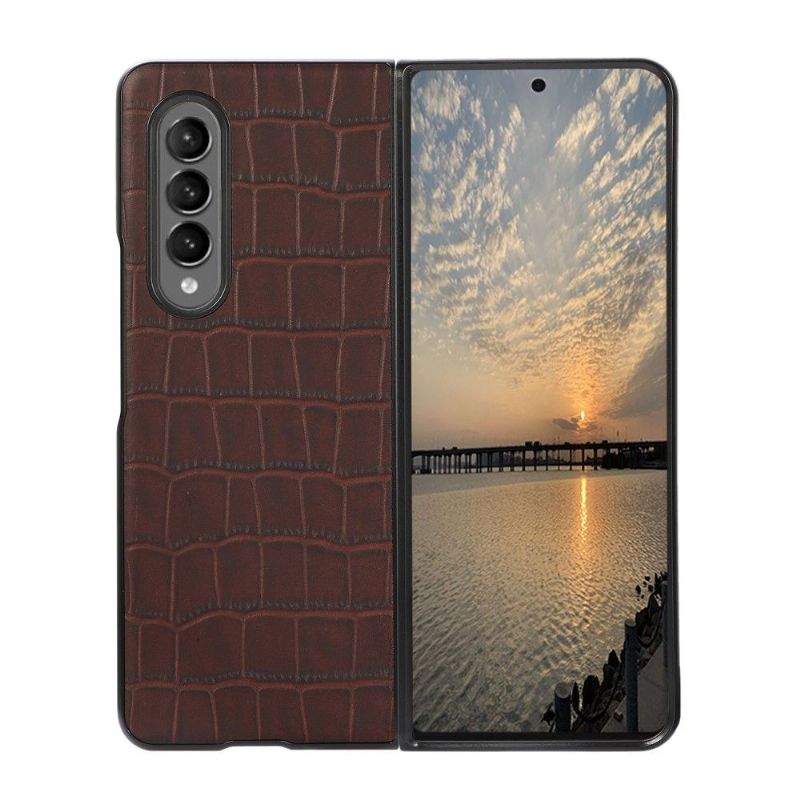 Kryt Na Samsung Galaxy Z Fold 3 5G Efekt Croc Skin