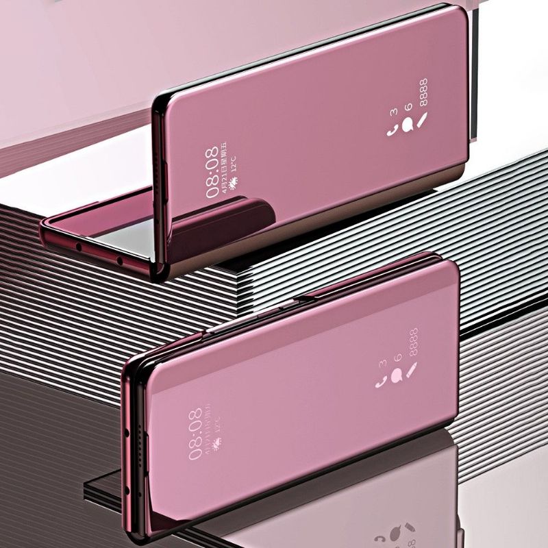 Kryt Na Samsung Galaxy Z Fold 3 5G Flipové Pouzdro Zrcadlový Efekt