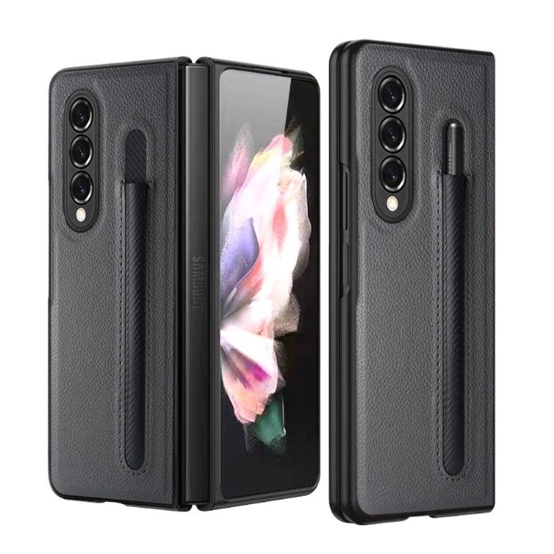 Kryt Na Samsung Galaxy Z Fold 3 5G Kožený Efekt
