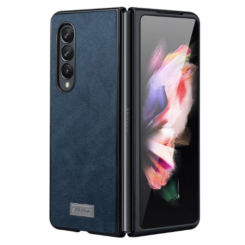 Kryt Na Samsung Galaxy Z Fold 3 5G Kožený Efekt Sulada