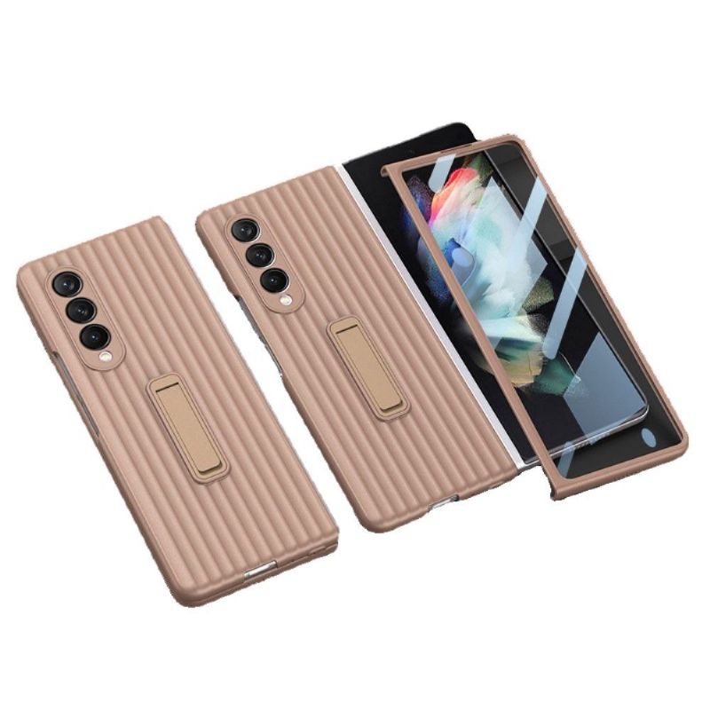 Kryt Na Samsung Galaxy Z Fold 3 5G Ochranný Kufr + Tvrzené Sklo
