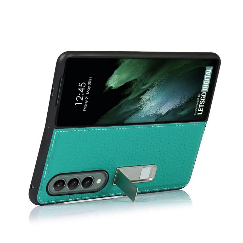 Kryt Na Samsung Galaxy Z Fold 3 5G Odkryté Šití Kůže