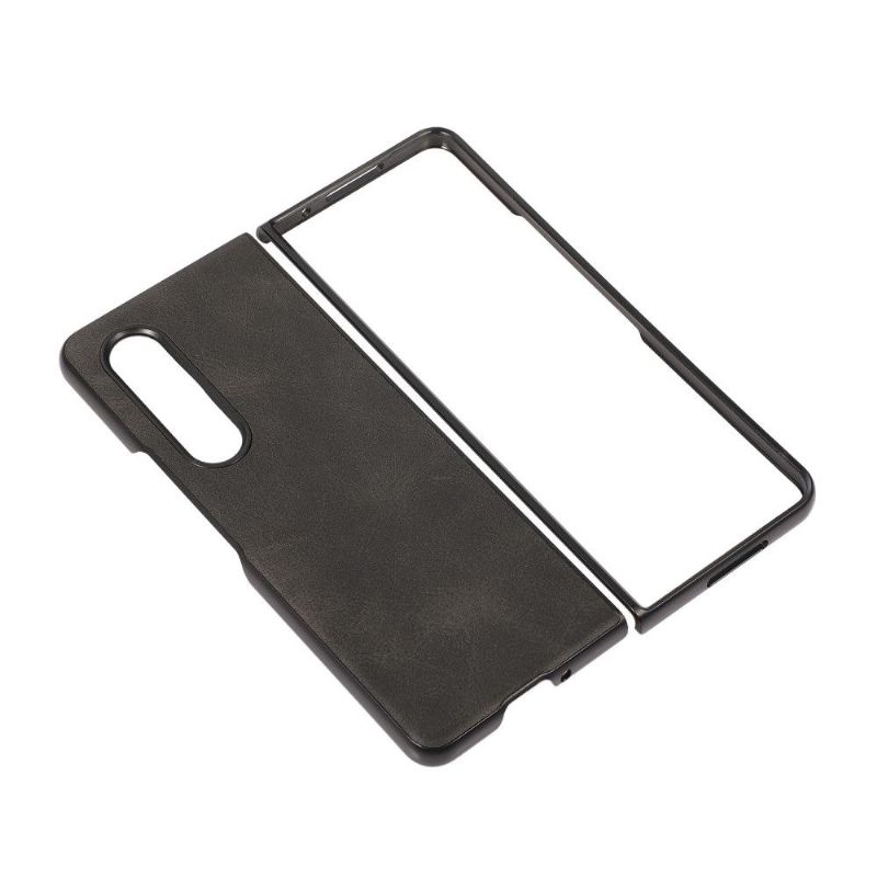 Kryt Na Samsung Galaxy Z Fold 3 5G Vintage Umělý Kožený Jazz