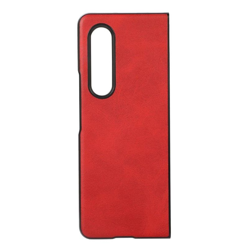 Kryt Na Samsung Galaxy Z Fold 3 5G Vintage Umělý Kožený Jazz