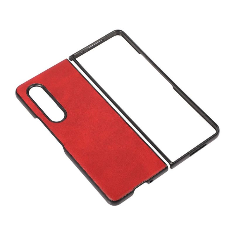 Kryt Na Samsung Galaxy Z Fold 3 5G Vintage Umělý Kožený Jazz