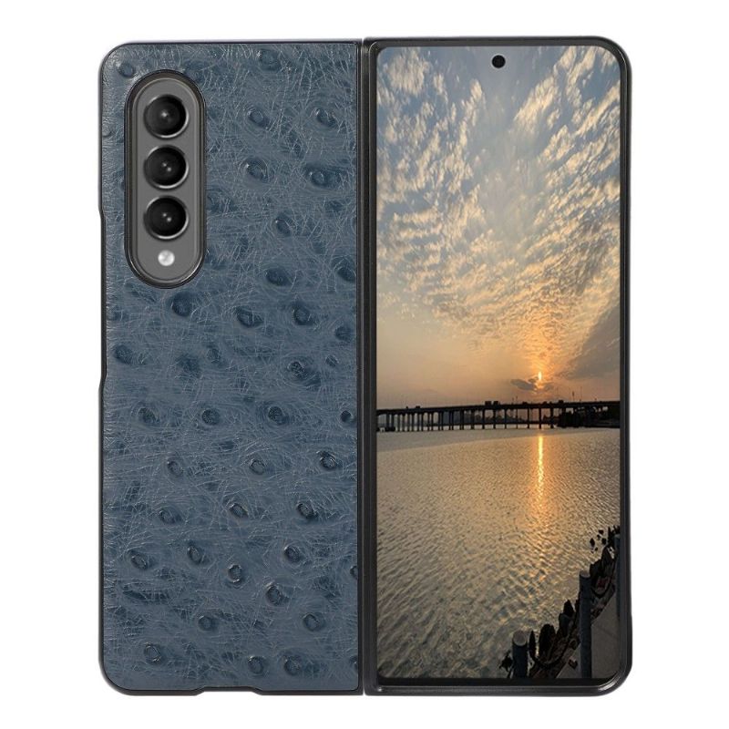 Kryty Na Mobil Na Samsung Galaxy Z Fold 3 5G Efekt Pštrosí Kůže