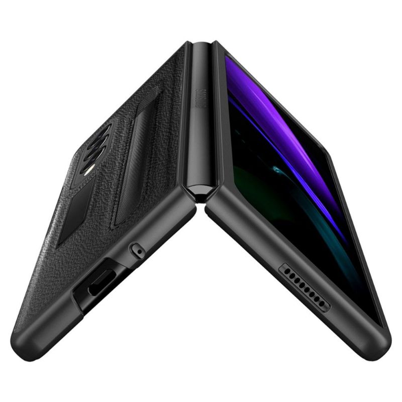 Kryty Na Mobil Na Samsung Galaxy Z Fold 3 5G Flipové Pouzdro Koženkový Držák Doteku