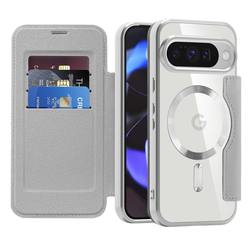 Kožené Pouzdro Folio Google Pixel 10 / 10 Pro Prošívaný Kompatibilní S Magsafe